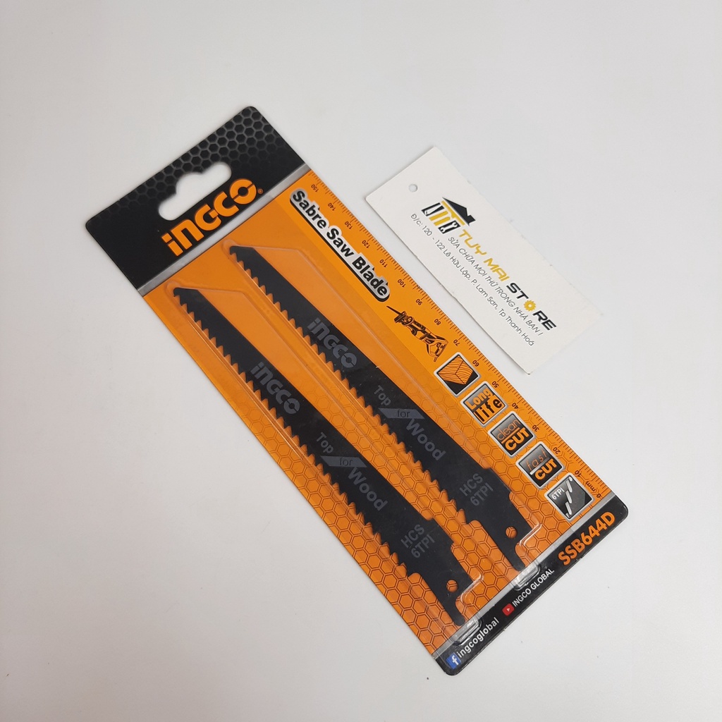 Bộ lưỡi cưa kiếm INGCO SSB644D- TM Store