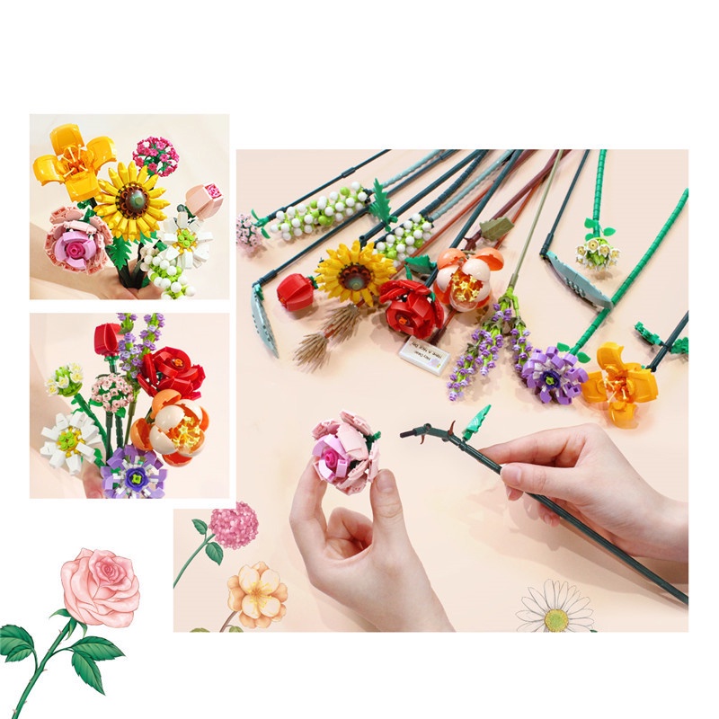 Loz Bộ Đồ Chơi Lắp Ráp Nhà Búp Bê