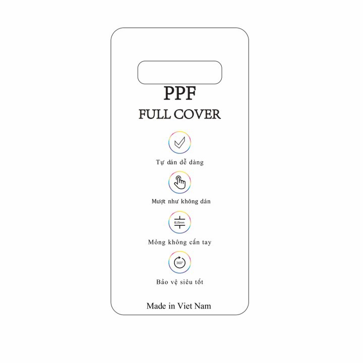 Dán dẻo PPF Samsung S10 Plus mặt sau