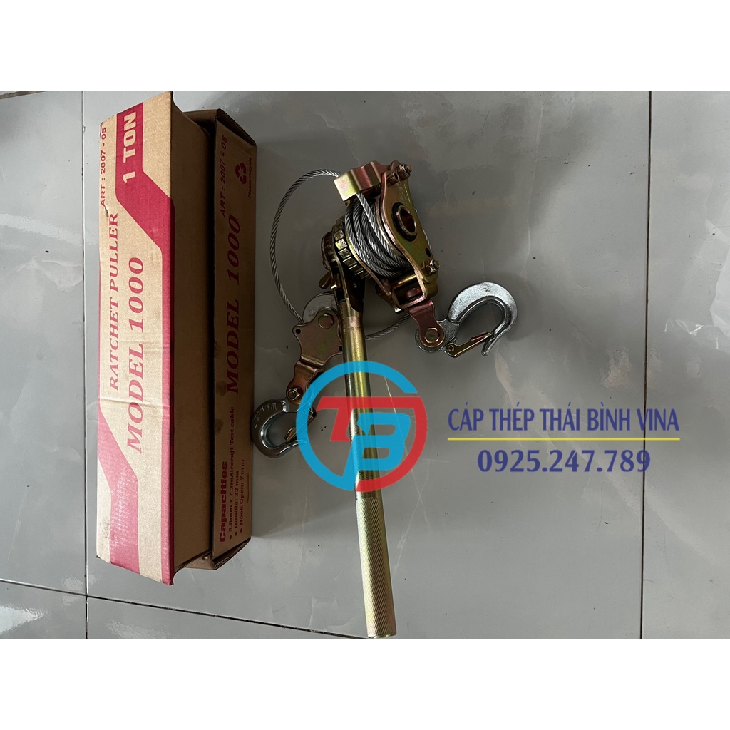 Pa Lăng Lắc Cáp 2 Tấn- Palang Cáp Lắc Tay- capthepgiasi