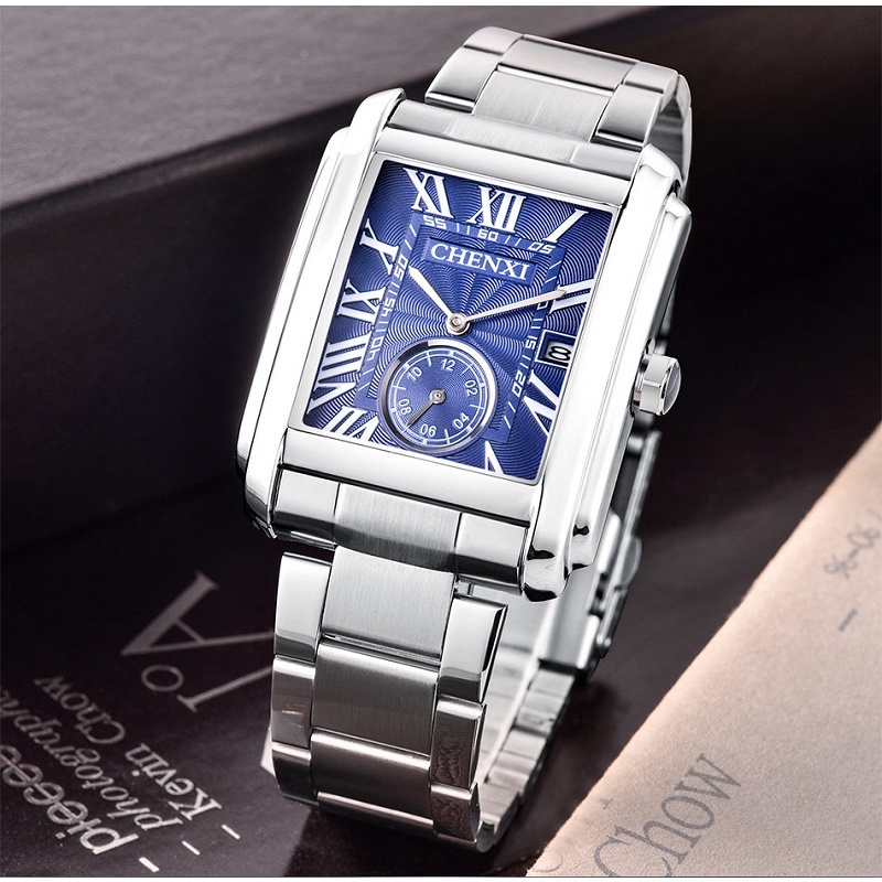 Đồng Hồ Đeo Tay CHENXI Chống Thấm Nước Bằng Thép Không Gỉ Sang Trọng Cho Nam