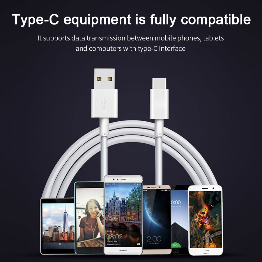 Dây Cáp Sạc Nhanh Micro USB &amp; Type C Cho HUAWEI