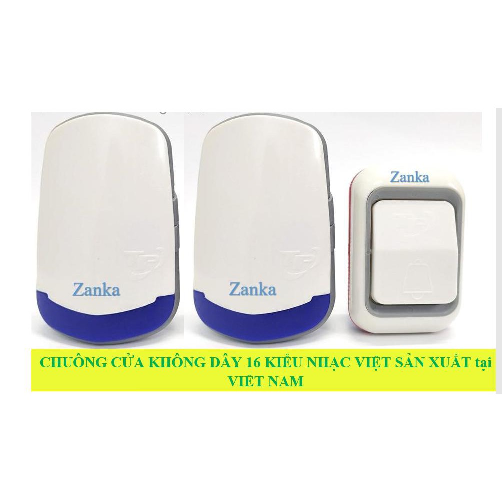 CHUÔNG CỬA KHÔNG DÂY ZANKA TP-717