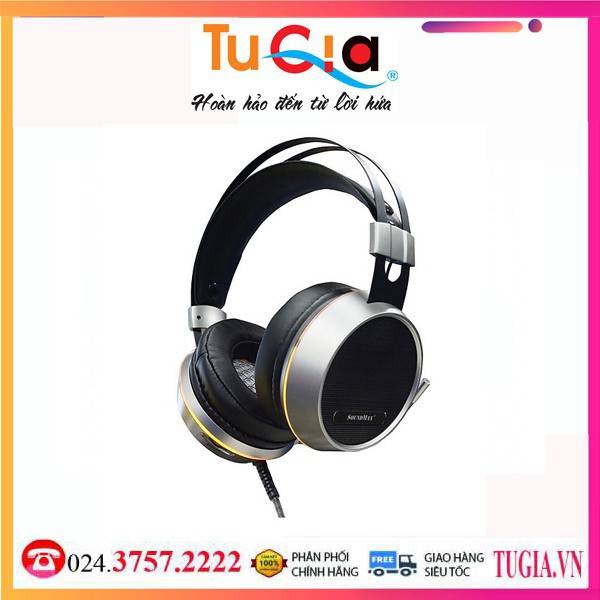 Tai Nghe Có Dây Chụp Tai Over-ear Soundmax AH713 - Hàng Chính Hãng