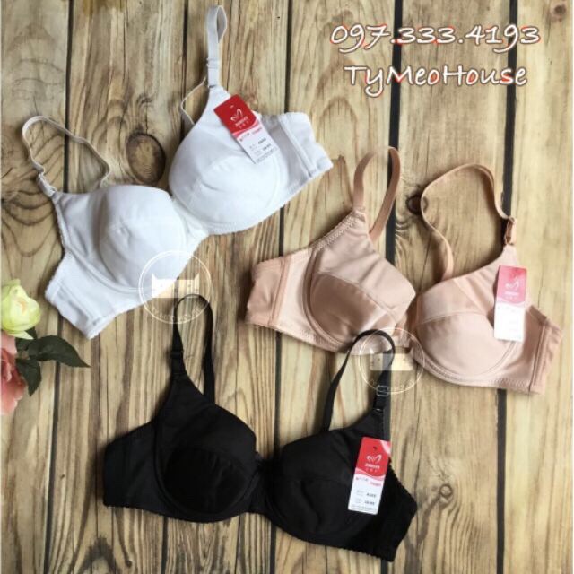 Áo lót mỏng satin có gọng cài sau