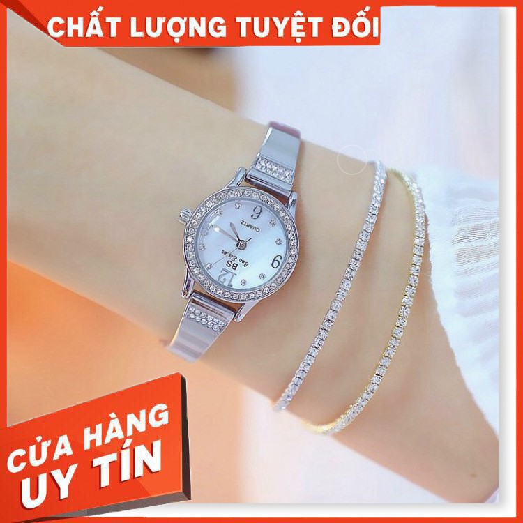 HÀNG CAO CẤP -  [Ở ĐÂU RẺ HƠN SHOP HOÀN TIỀN] Đồng hồ nữ BS BEE SISTER Mặt Xà Cừ Sang Trọng  - Hàng Cao Cấp