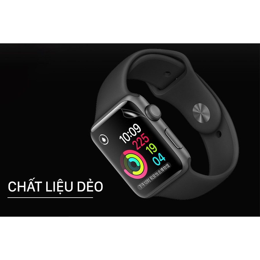 Miếng dán PPF màn hình dành cho Apple Watch Series 1/2/3/4/5/6/SE size 38mm 40mm 42mm 44mm 41mm 45mm