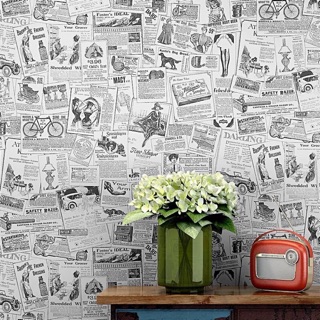 Giấy dán tường có keo sẵn khổ 45cm x 10m.