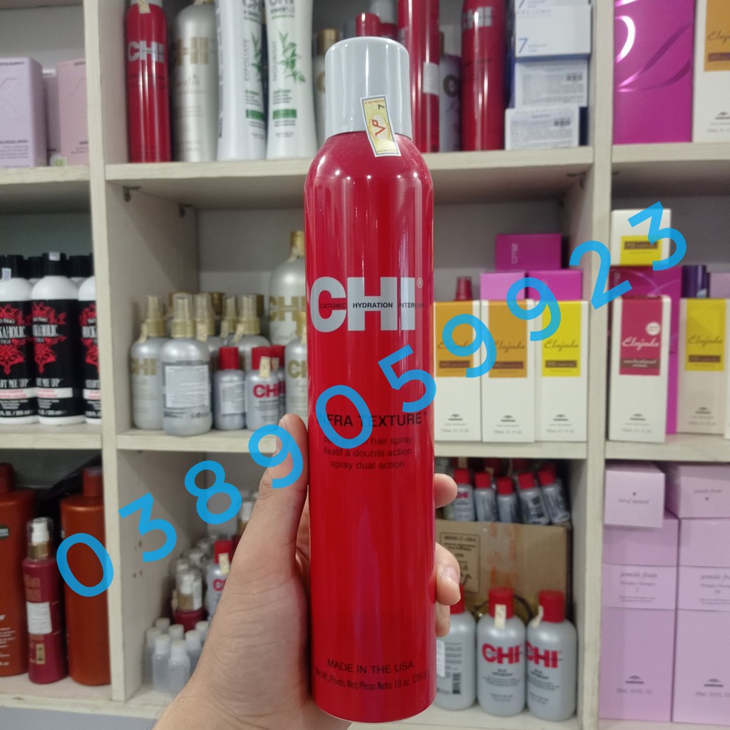 Keo xịt tạo kiểu CHI Infra Texture Dual Action Hair Spray 284g