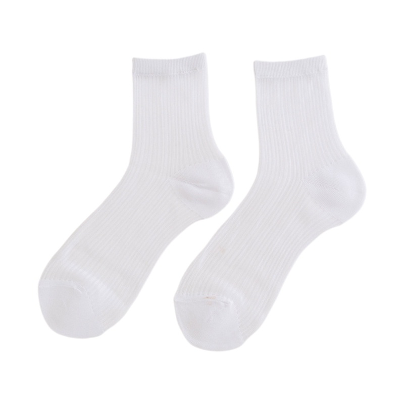 Xixi Vớ Sợi Thủy Tinh Mỏng Màu Kẹo Ngọt Họa Tiết Kẻ Sọc Phong Cách Hàn Quốc Cho Nữ