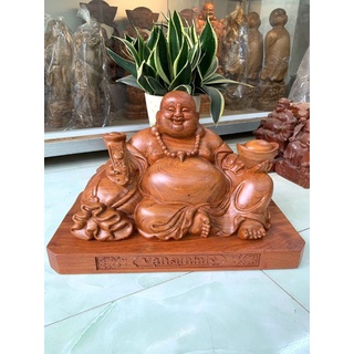 Tượng di Lặc gỗ hương