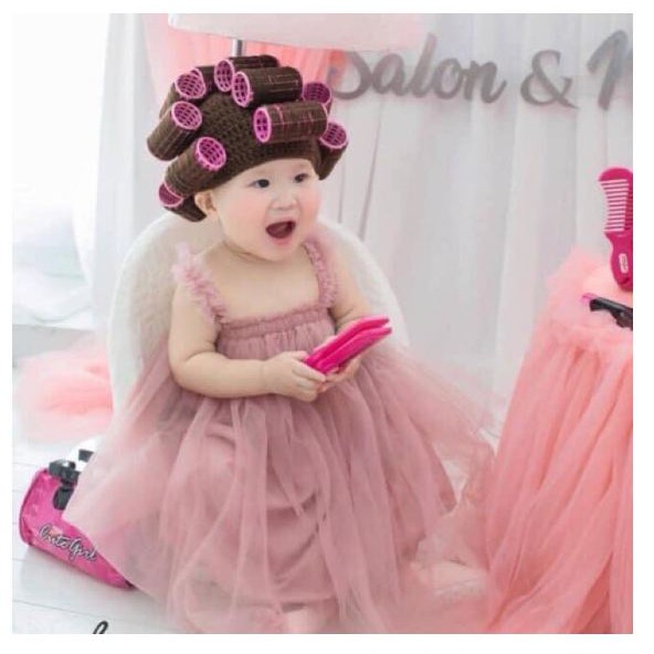 mẫu nón bà già và nón cuốn lô cho bé