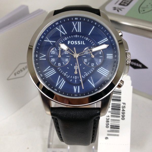 Đồng Hồ Fossil Nam FS4990 Dây Da 44mm Authentic