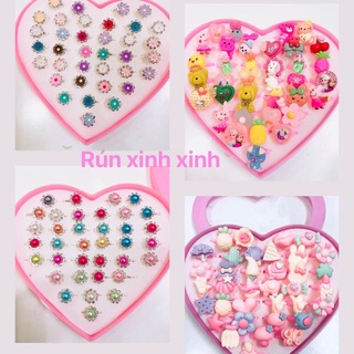 Nhẫn nhựa trẻ em, nhẫn trẻ em, đồ chơi cho bé, nhẫn hình cute dễ thương
