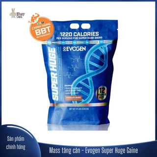 MASS Tăng cân – Evogen Super Huge Gain 12lbs chính hãng – Whey Cat