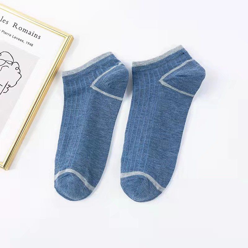 Tất Vớ Cổ Ngắn 10 Màu Chất Cotton