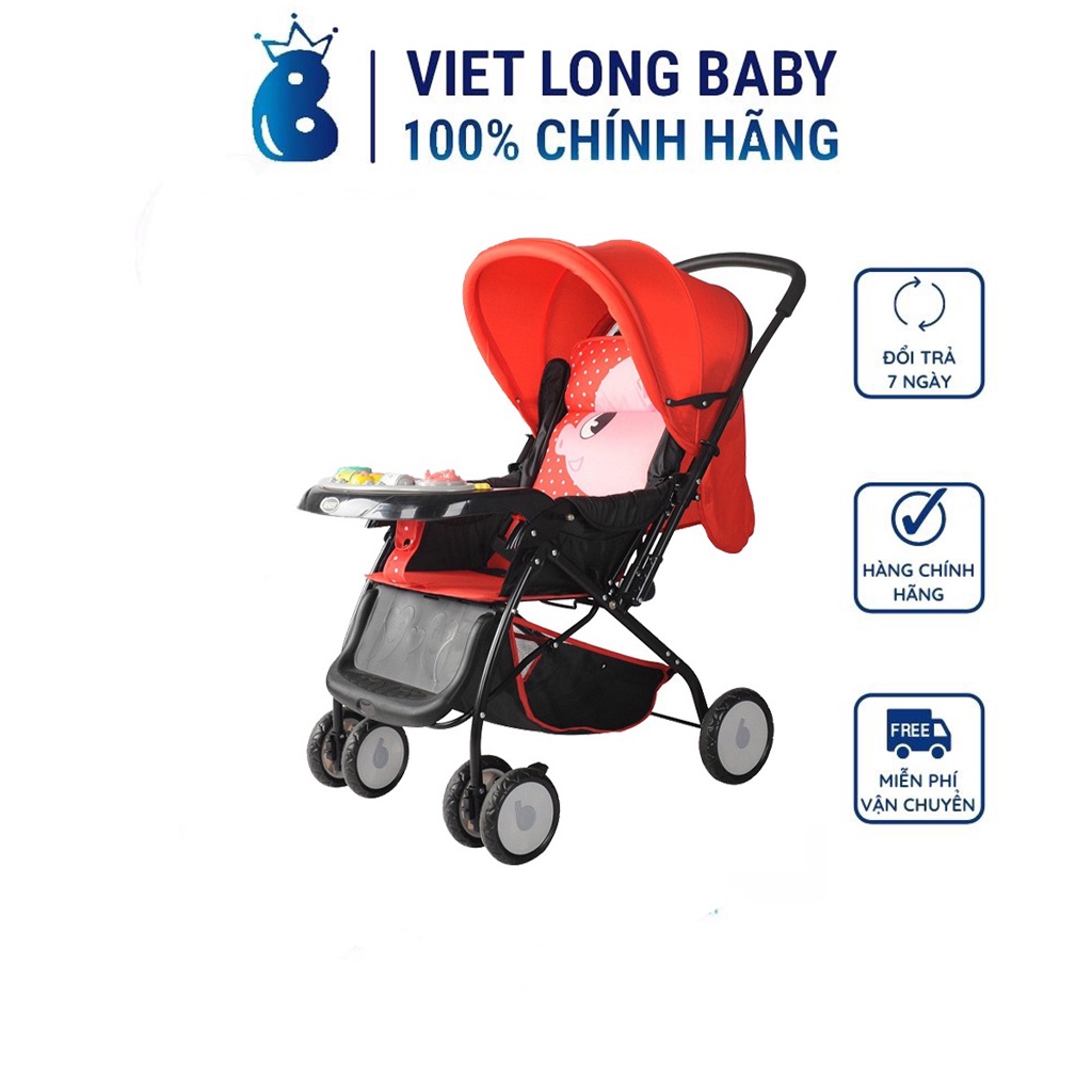 Xe đẩy cho bé 2 chiều gấp gọn BaoBaohao 709 có nhạc - Hàng chính hãng - Bảo hành 1 năm