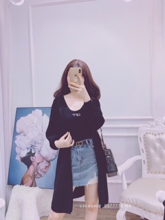 ÁO KHOÁC LEN FORM DÀI (KÈM VIDEO HÌNH THẬT)