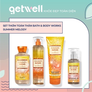 SUMMER MELODY | | Sản Phẩm Tắm Dưỡng Xịt Thơm Toàn Thân Bath & Body Works