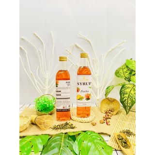 SIRO ĐÀO KING TEA( Sirup Peaches)Chai 520ml