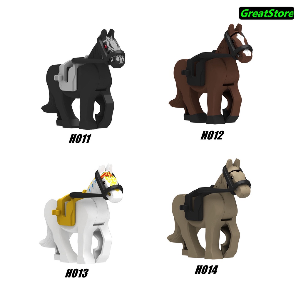 MINIFIGURES COMBO 6 TƯỚNG + 6 NGỰA TAM QUỐC