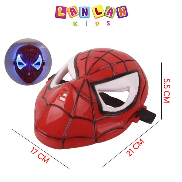Mặt nạ siêu anh hùng có đèn led và nhạc LANLAN KIDS đồ chơi mặt nạ siêu anh hùng dành cho bé