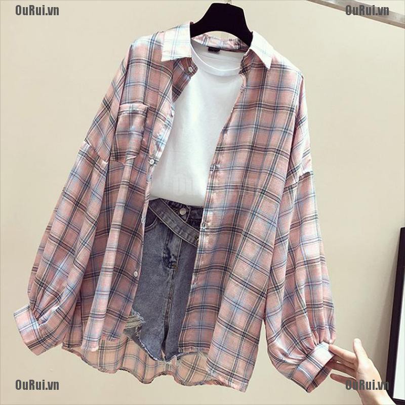 Áo Khoác Kẻ Sọc Kiểu Retro Thiết Kế Trẻ Trung Cho Nữ