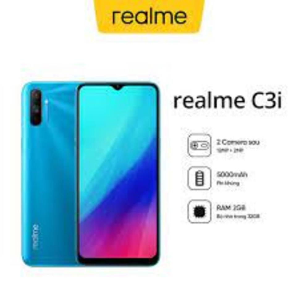 Điện Thoại Realme C3I Ram 4G Rom 64G 2Sim Chính Hãng, Màn Hình: Ips Lcd6.5"Hd+, Pin 5000Mah, Camera Siêu Nét - Tnn 05