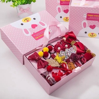 Set 18 món kẹp tóc cho bé style Hàn Quốc