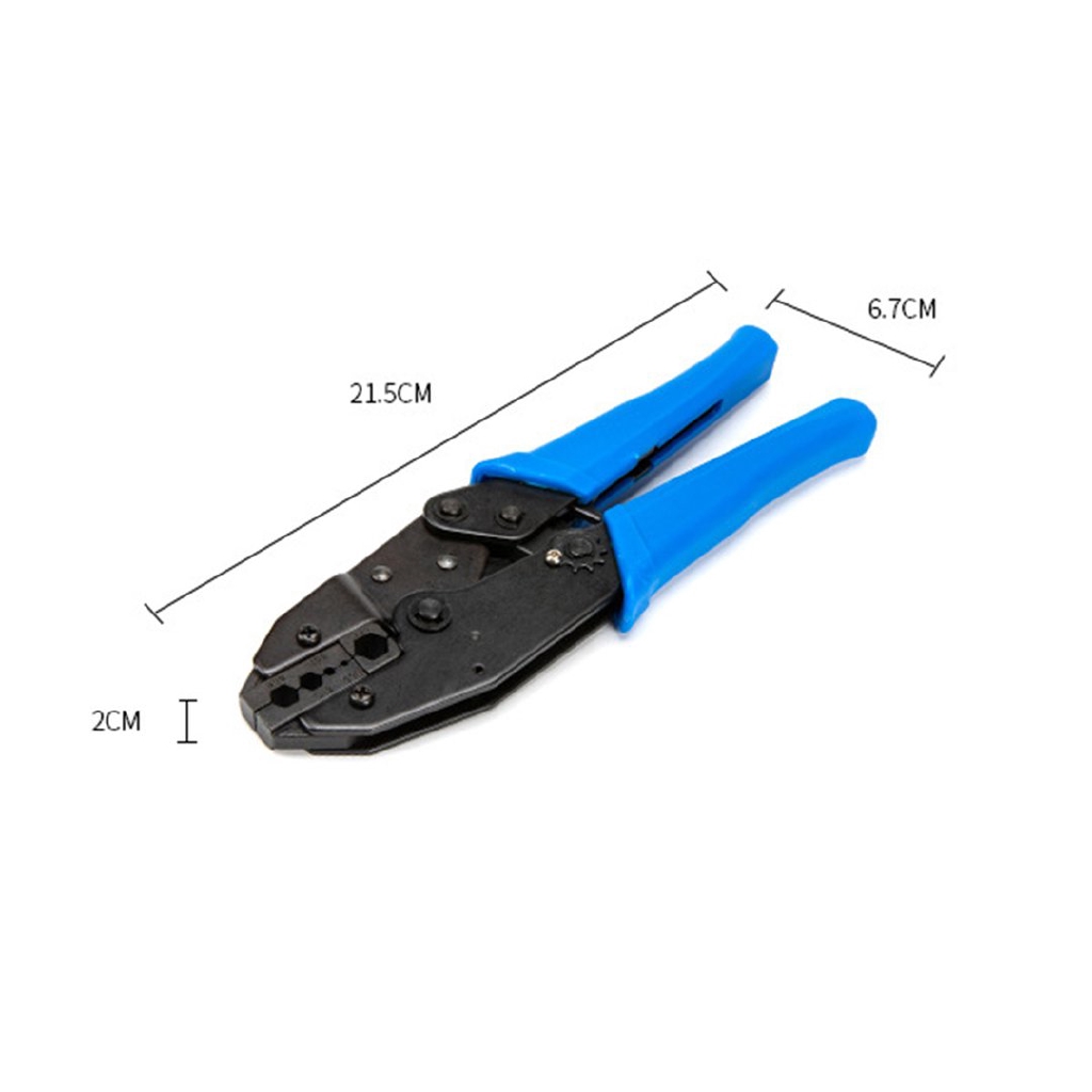 Professional Coaxial Cable Ratchet Terminal Clamp Hexagonal Press Crimper