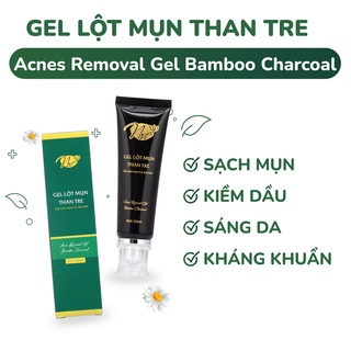 Gel lột mụn, gel lột mụn đầu đen mũi, gel bamboo charcoal, gel lột mụn than tre 50ml