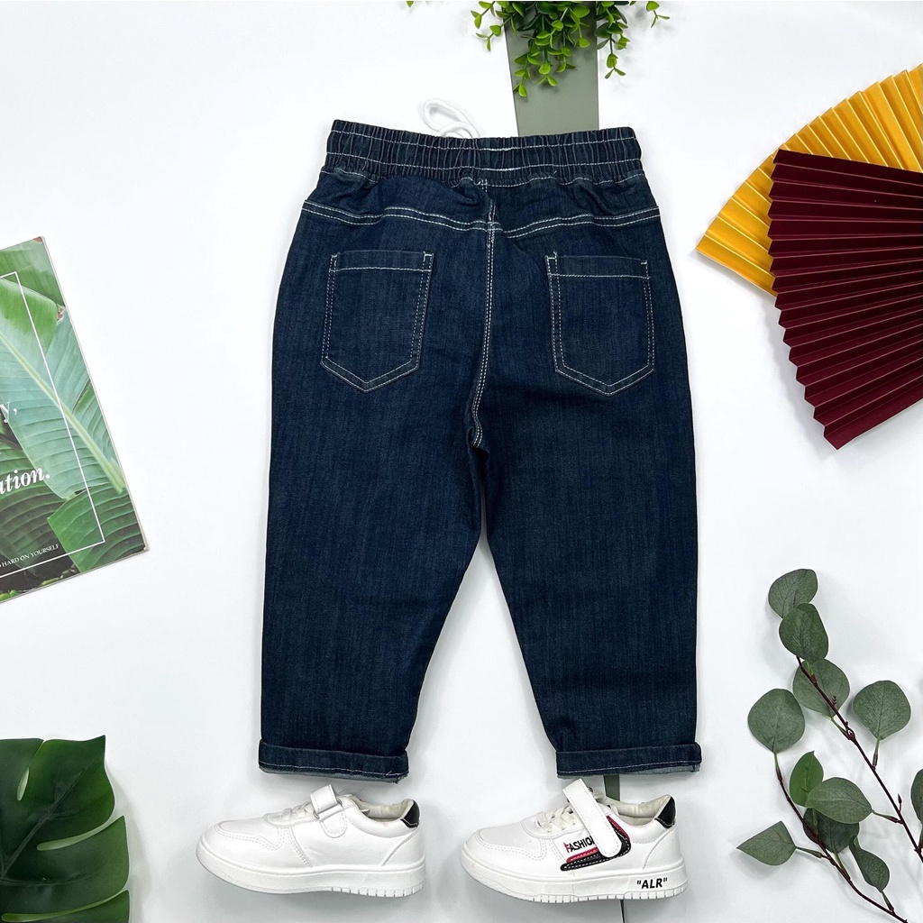 Quần jean trẻ em LITIBABY dáng suông, túi. Size 6 - 14 tuổi