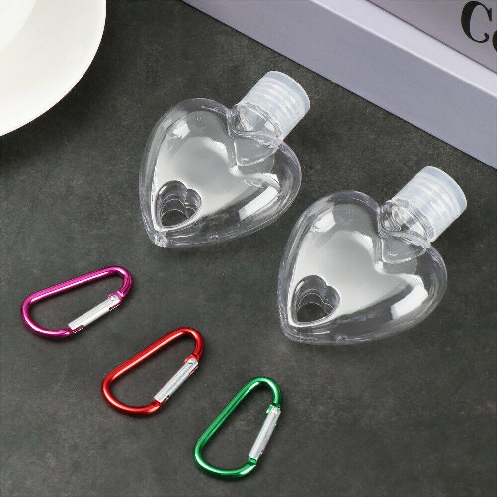 JARRED Bình Xịt Rỗng Đựng Mỹ Phẩm Bằng Nhựa Hình Trái Tim Chất Lượng Cao