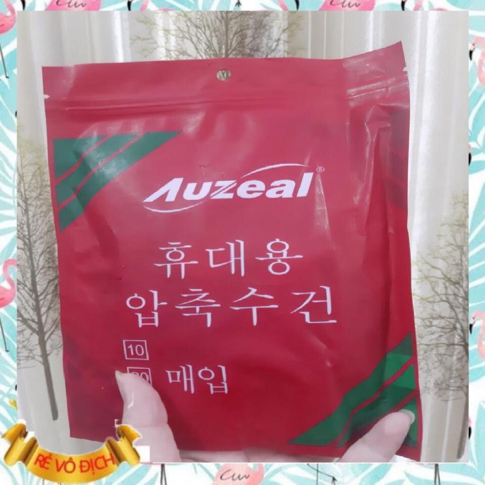 Khăn Nén,Khăn Giấy Nén Hình Viên Kẹo Hàn Quốc Đa Năng, Tiện Lợi - 1 Viên Tròn