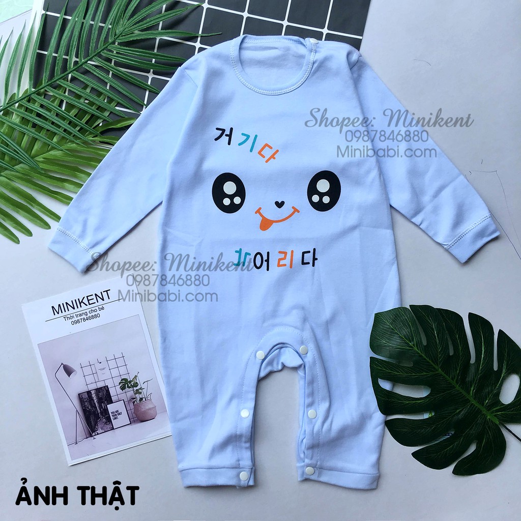 Áo body dài tay bé trai / bé gái vải cotton cute với nhiều mẫu 11-20