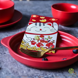 Bộ bát đĩa lẻ Red Valvet - gốm sứ cao cấp