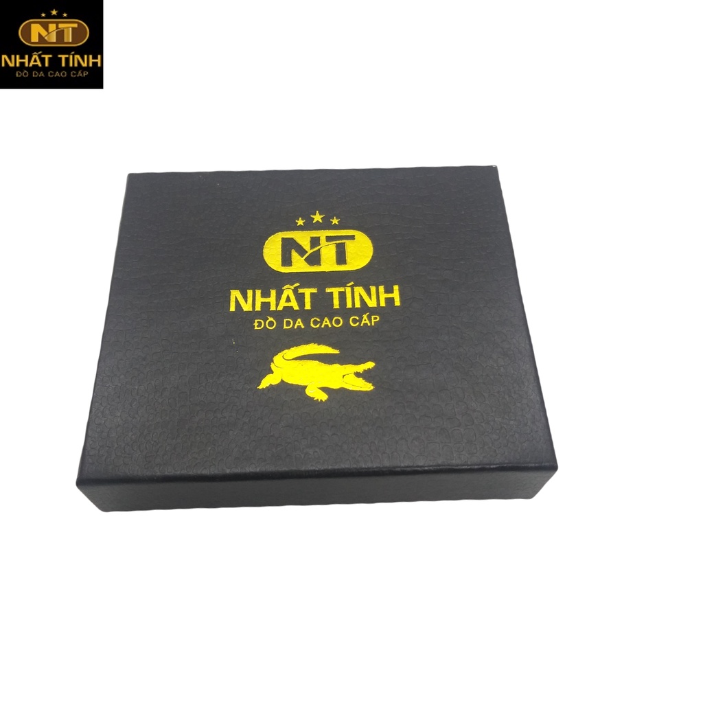 Ví da bò nam gọn gàng tiện dụng chính hãng Nhất Tính leather N001