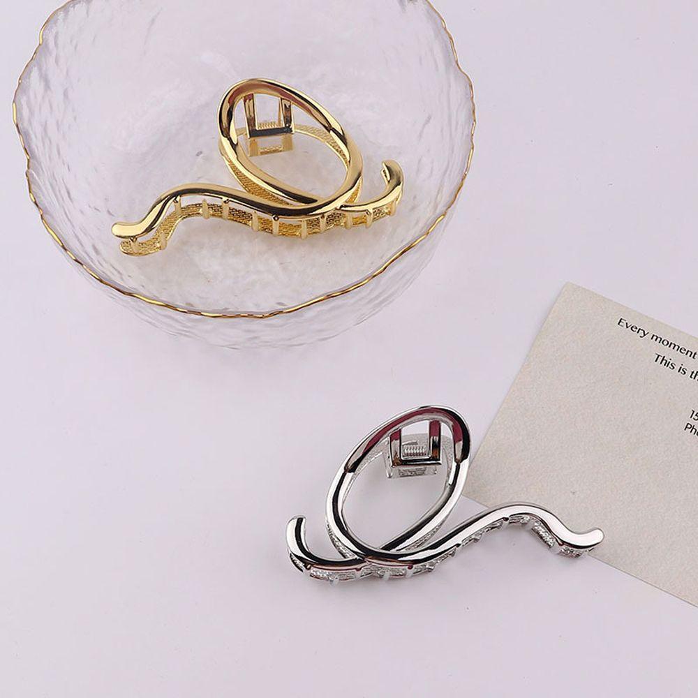 MXGOODS Kẹp Tóc Càng Cua Bằng Kim Loại Thời Trang Cho Nữ Giá Đỡ