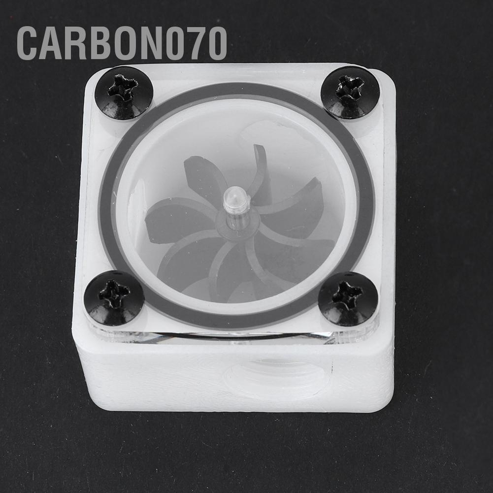 Hàng Sẵn Đồng Hồ Đo Lưu Lượng Nước dòng chảy G1/4 Cho Hệ Thống Làm Mát Máy Tính 【Carbon070】