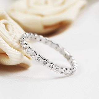 Nhẫn bạc Simple Style 1