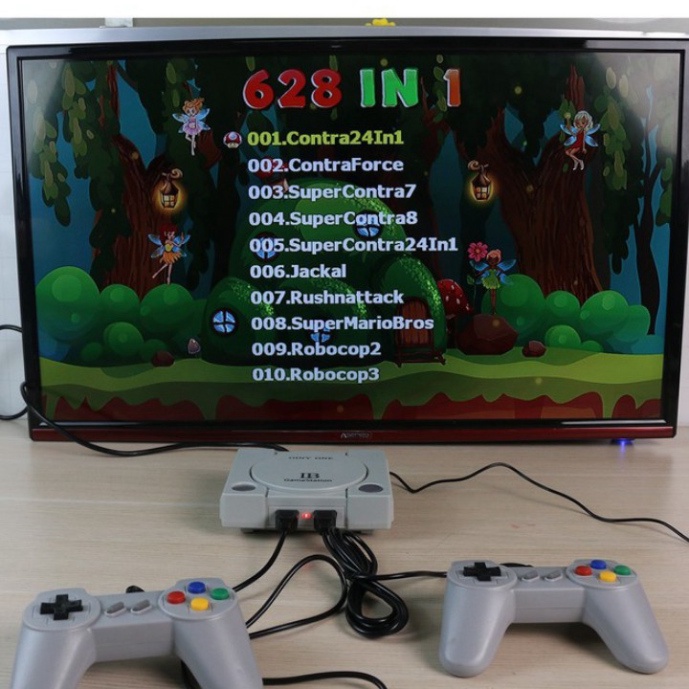 KHÔNG CÒN NHIỀU Máy Chơi Game 628 trò nes + 20 trò mới , Chuẩn HDMI , playstation , tay cầm game , máy chơi game , ps4 ,