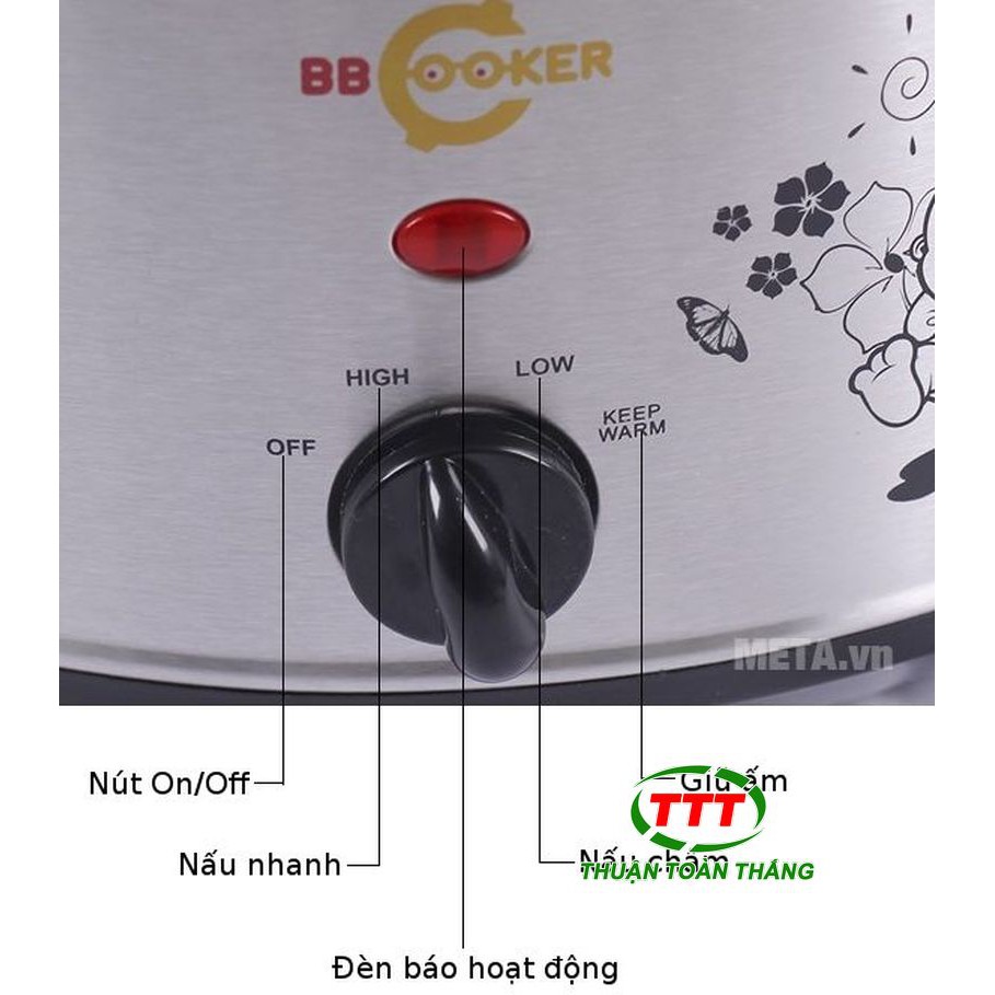 Nồi nấu cháo chậm cho bé BB Cooker chính hãng Hàn Quốc 1.5L