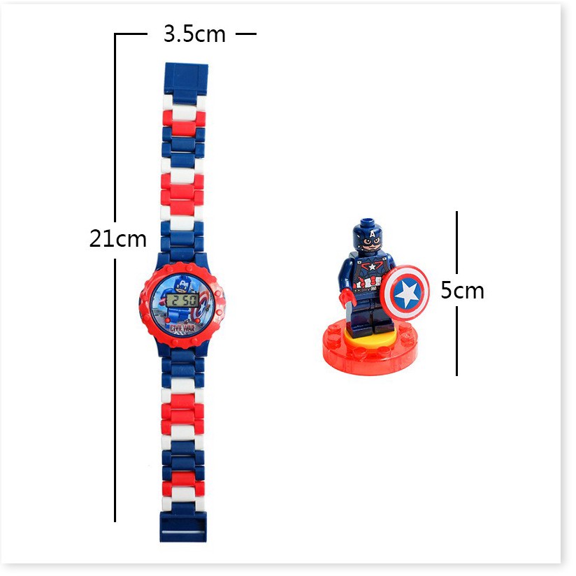 Đồng hồ cho bé BH 1 THÁNG    Đồng hồ biến hình siêu nhân cho bé, là món đồ chơi vui nhộn, dễ dàng mang theo và sử dụ