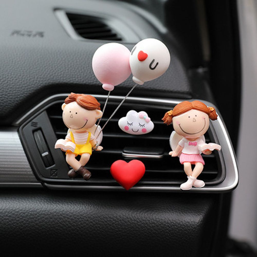 AARON1 Easy to Install Aromatherapy Clip Purify the Air Air Outlet Car Air Freshener Scent Aromas Diffuser Car Accessories Auto Interior Accessories Outlet Aroma Diffuser Gifts Lovely Couple Perfume Clip