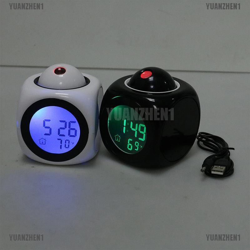 [YUANZHEN1] Đồng Hồ Báo Thức Kỹ Thuật Số Đa Chức Năng Có Đèn LED Nói Chuyện