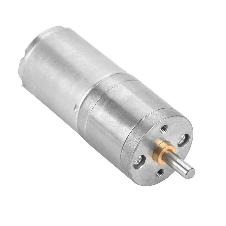 Động cơ giảm tốc GA25 370 12V 60rpm Trục 4mm
