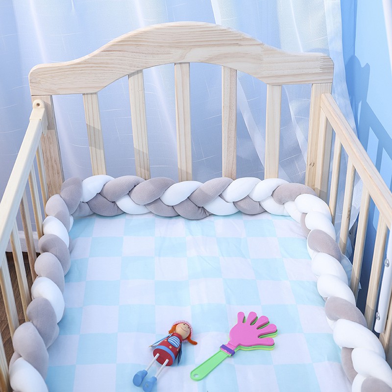 {Tra*COD}3.5M Length of baby nests Head guard Knot cushion Bed Baby cot THRO