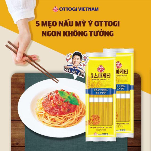 Combo 1 gói mì ý 500g + 1 hũ sốt spaghetti 220g
