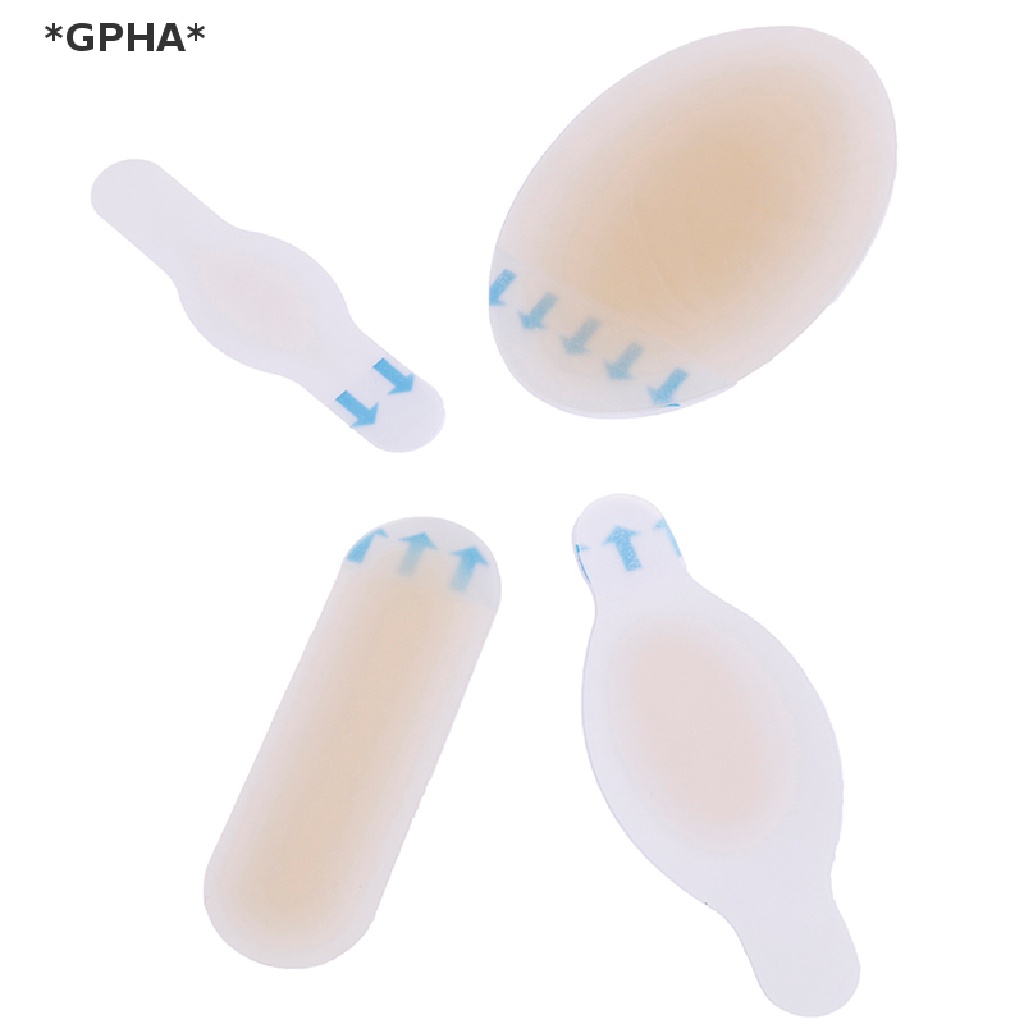 [[Gypsophila]] 4Pcs Adhesive Hydrocolloid Gel Blister Plaster Anti-wearing Heel Sticker Patch [Hot Sell] #1