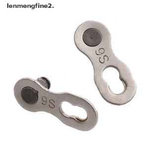{FCC} 2Pcs Portable Bicycle Chain Master Link Joint Connector 6/8/10 Speed Quick Clip {lenmengfine2.}